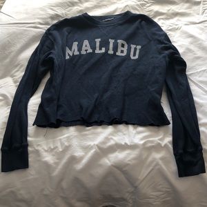 Brandy Melville navy blue top